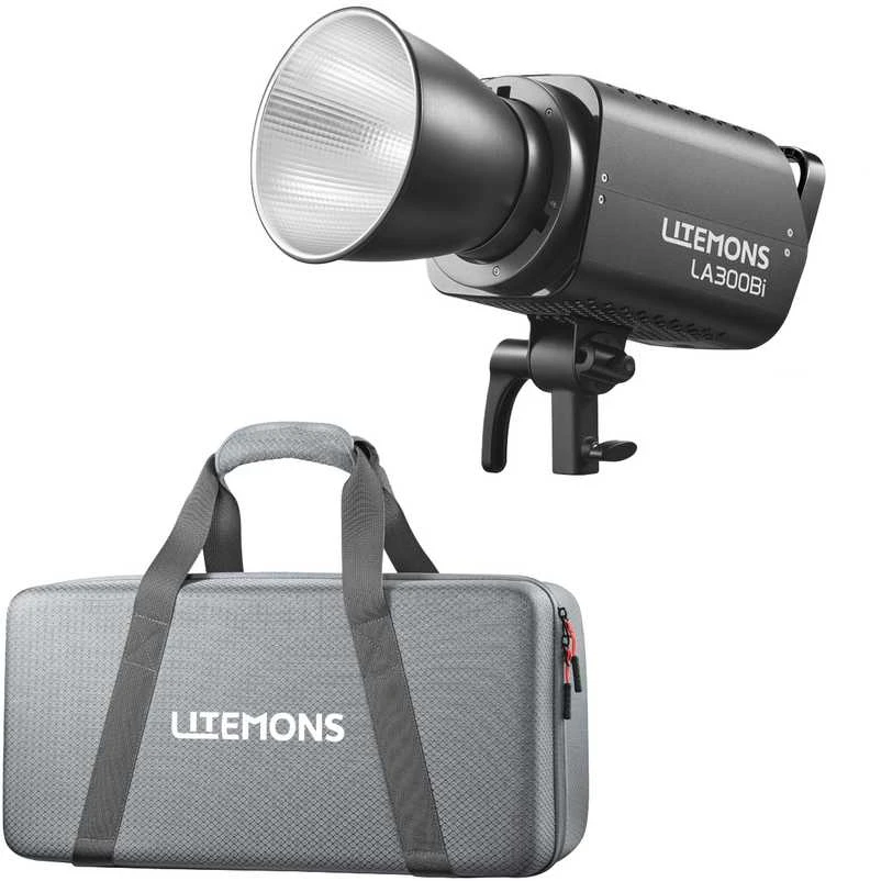 Apšvietimo įranga - Godox Litemons LA300BI RGB LED vaizdo šviesa 2800K-6500K juoda