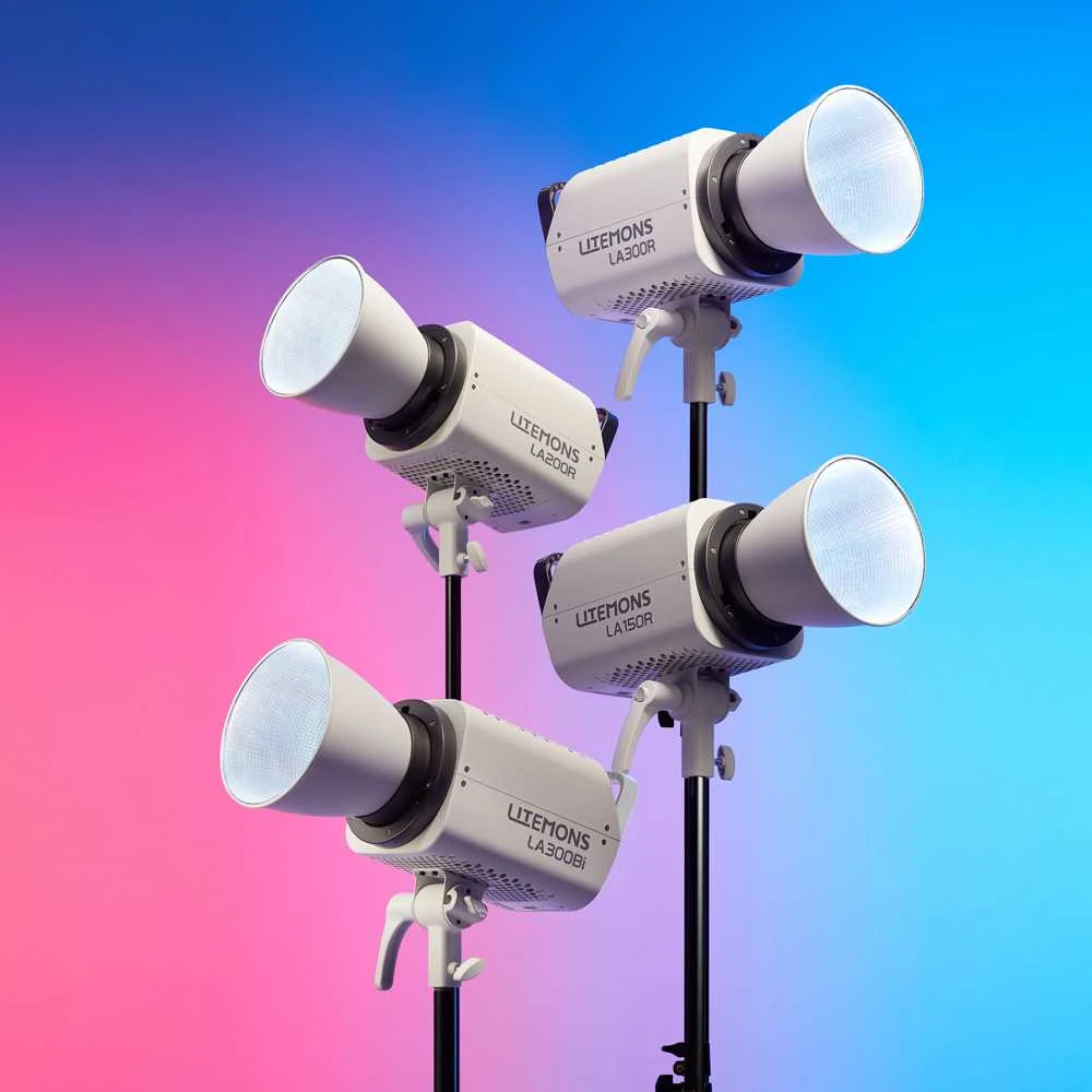 Apšvietimo įranga - Godox Litemons LA300Bi 3 LED šviesos 1800K-10000K