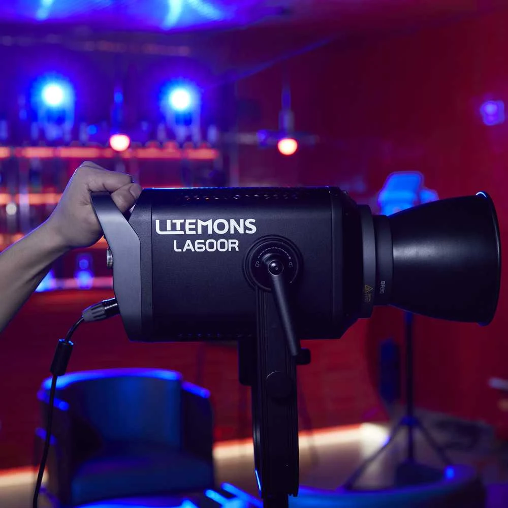 Apšvietimo įranga - Godox Litemons LA600R RGB LED vaizdo šviesa 1800K-10000K juoda