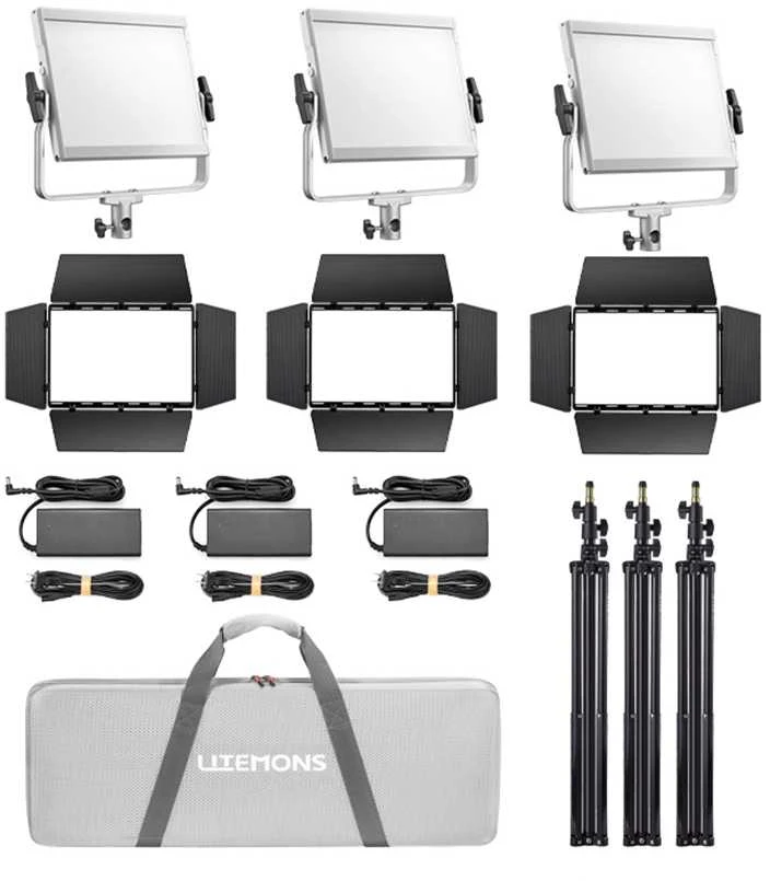 Apšvietimo įranga - Godox Litemons LP400R RGB LED šviesos panelės rinkinys 1800K-10000K
