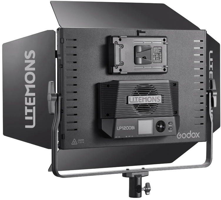 Apšvietimo Įranga - Godox LP1200BI Bi Color LED Panel Light 120W Juodas