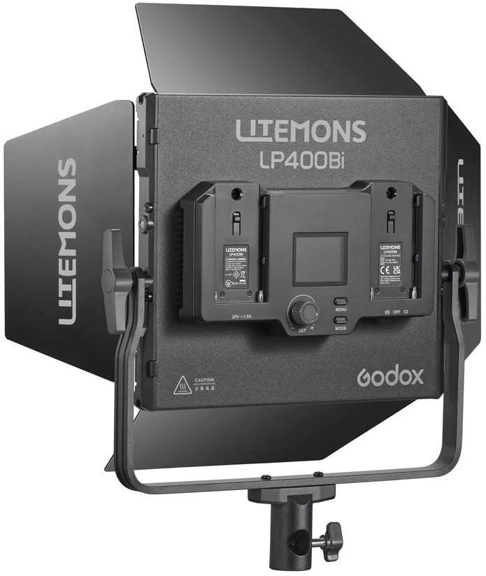 Apšvietimo Įranga - Godox LP400BI Bi Color LED Panel Light 40W 2800K-6500K Juodas