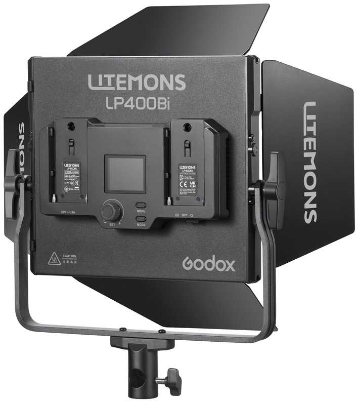 Apšvietimo įranga - Godox LP400Bi K3 LED šviesos panelė 3 šviesų rinkinys dviejų spalvų
