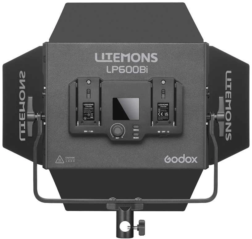 Apšvietimo įranga - Godox LP600Bi K3 dviejų spalvų LED šviesos panelė 3 šviesų rinkinys juodas