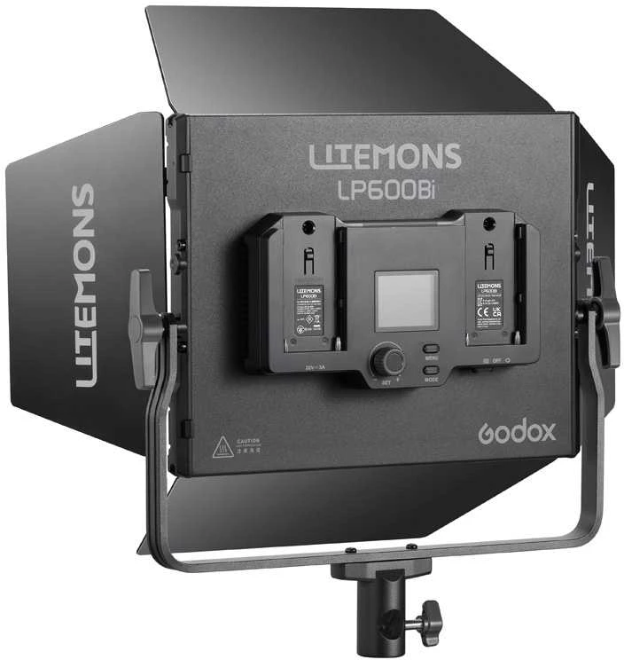 Apšvietimo įranga - Godox LP600Bi K3 dviejų spalvų LED šviesos panelė 3 šviesų rinkinys juodas