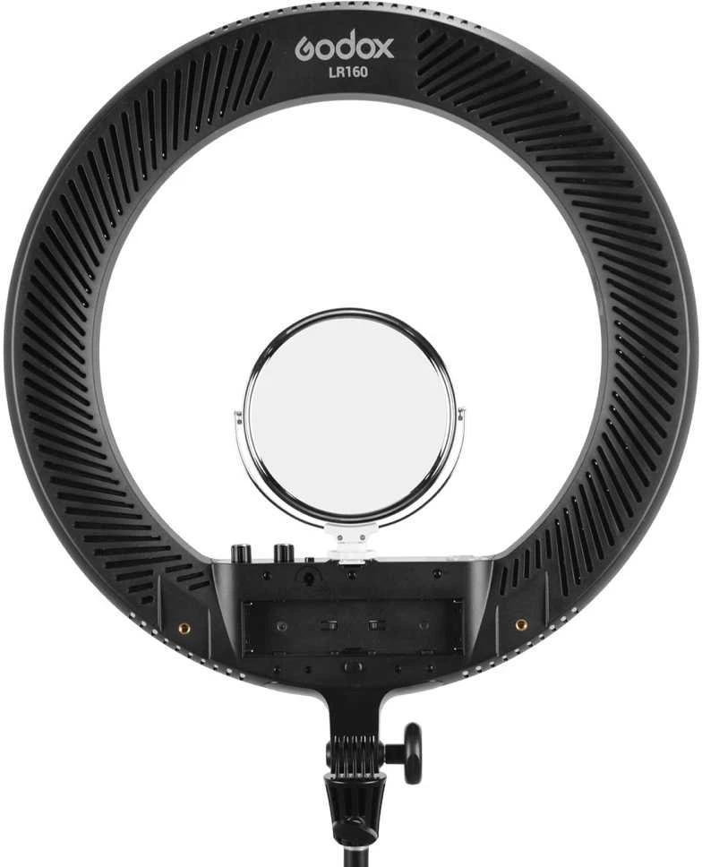 Apšvietimo Įranga - Godox LR160 LED Žiedinė Šviesa 3300K-8000K Reguliuojama Juoda