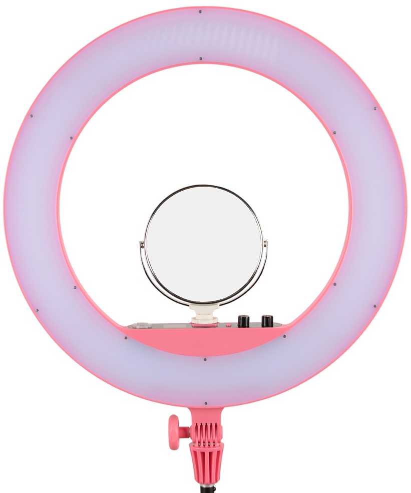 Apšvietimo Įranga - Godox LR160 LED Žiedinė Šviesa 3300-8000K, 10-100% Ryškumas Rožinė
