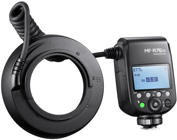 Godox MF R76N TTL Macro Ring Flash Nikon