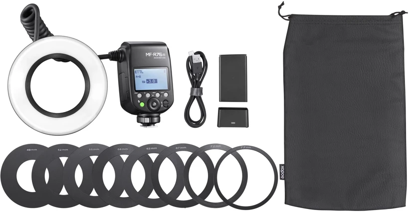 Godox MF R76N TTL Macro Ring Flash Nikon