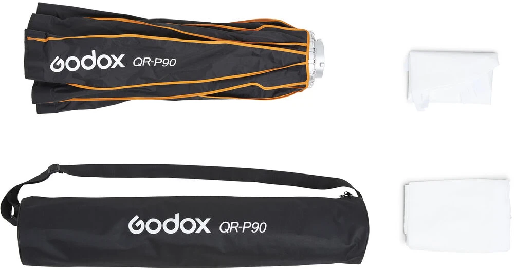 „Godox“ greito atpalaidavimo parabolinis „Softbox QR P90 Bowens“.