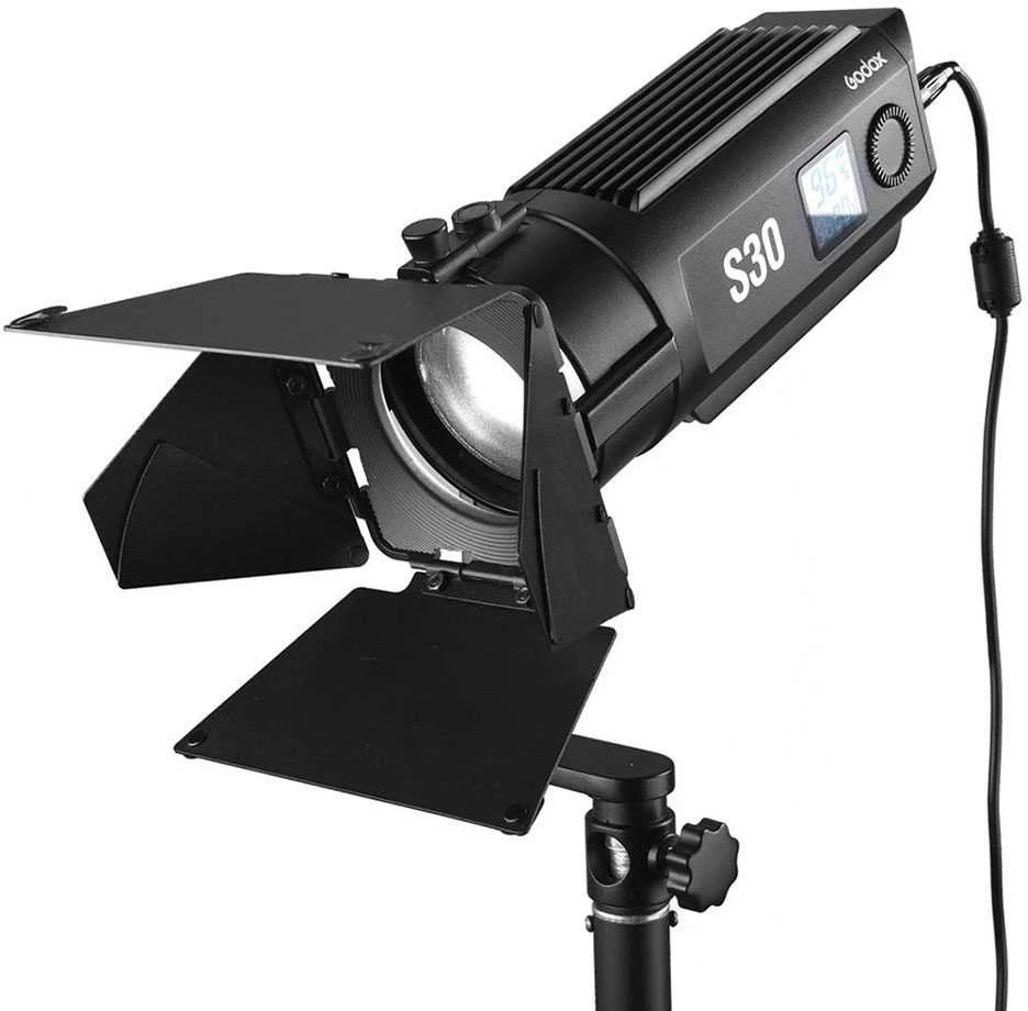 Apšvietimo įranga - Godox S30 Focusing LED Light Kit 5600K 96 CRI/TLCI