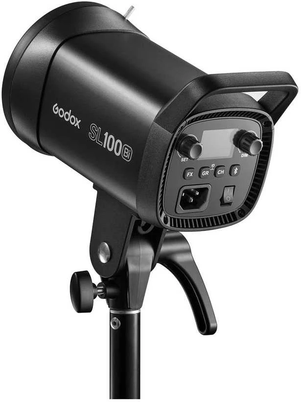 Apšvietimo įranga - Godox SL100Bi LED vaizdo apšvietimo rinkinys (2x100W dviejų spalvų, 2800-6500K)