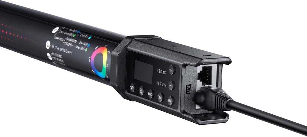 Apšvietimo įranga - Godox TL120 RGB vamzdinės šviesos rinkinys (4 šviesos, 2700K-6500K, programėlės valdymas)