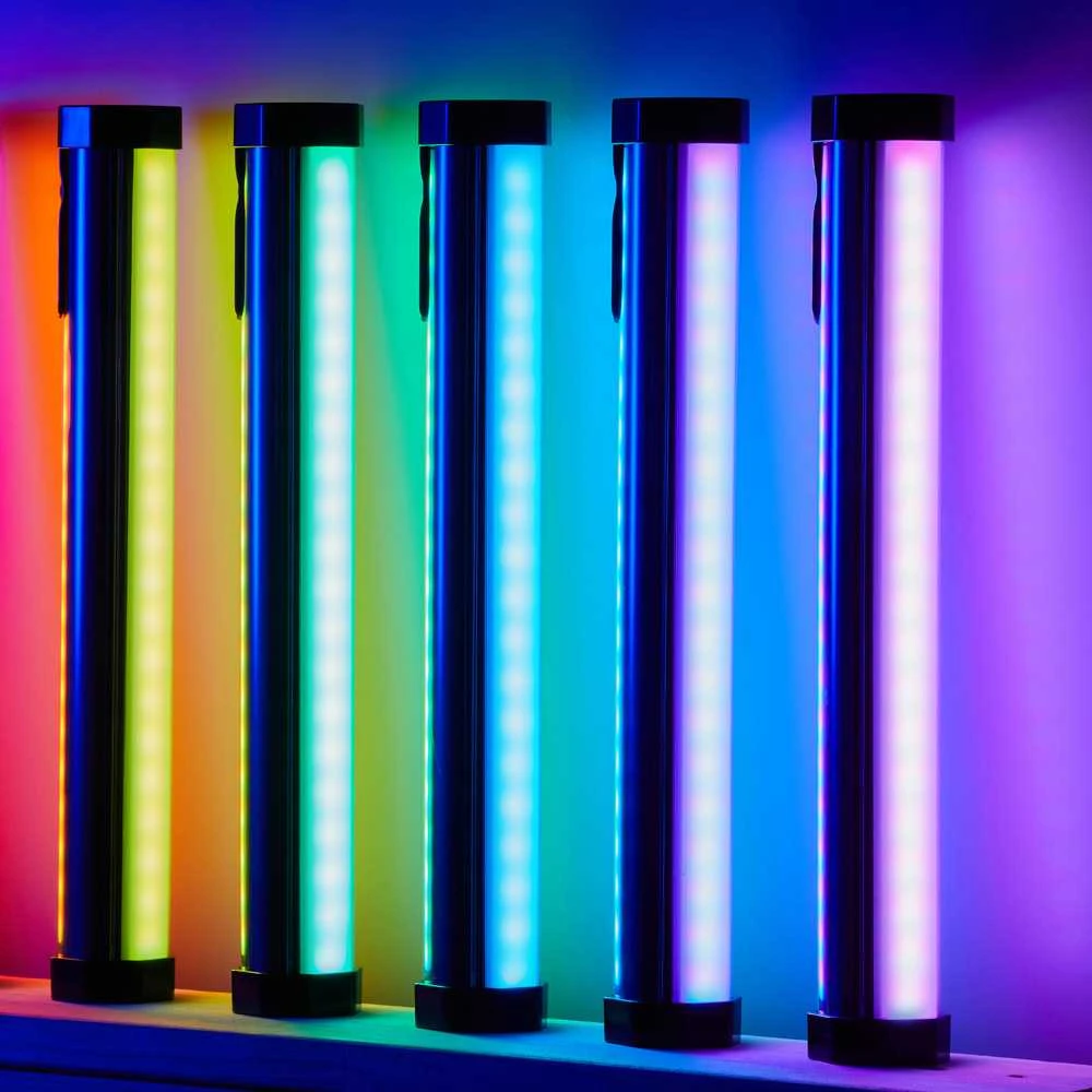 Apšvietimo įranga - Godox TL30 RGB vamzdinis šviesos rinkinys (4 šviesos, RGB, 2700K-6500K)