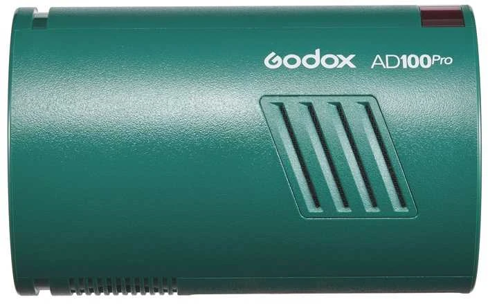 Apšvietimo įranga - Godox Witstro AD100Pro žalias blykstės įrenginys, 100m belaidis