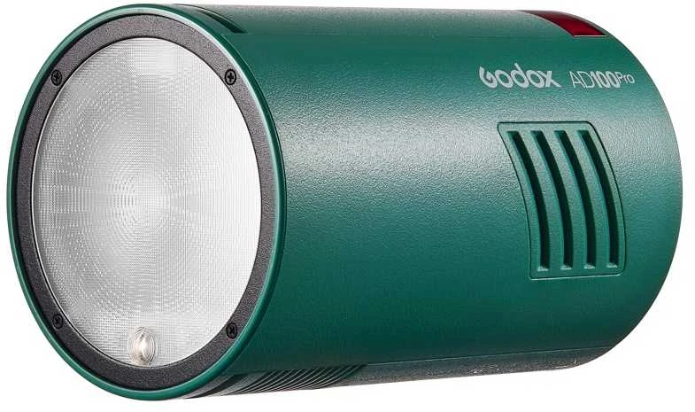 Apšvietimo įranga - Godox Witstro AD100Pro žalias blykstės įrenginys, 100m belaidis