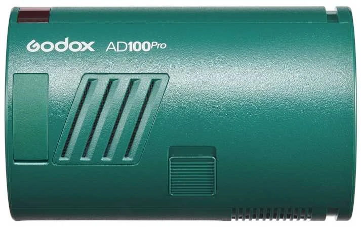 Apšvietimo įranga - Godox Witstro AD100Pro žalias blykstės įrenginys, 100m belaidis