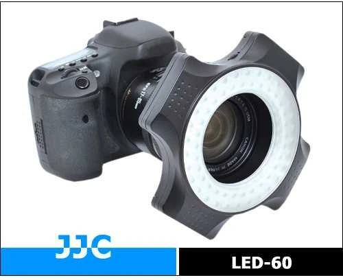 Žiedinė lempa JJC makro LED 60