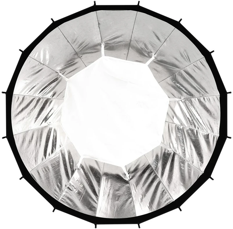 Apšvietimo Įranga - Phottix REX PRO Greitai Sulankstomas Softbox, Aštuonkampis, Bowens Montavimas, Balta