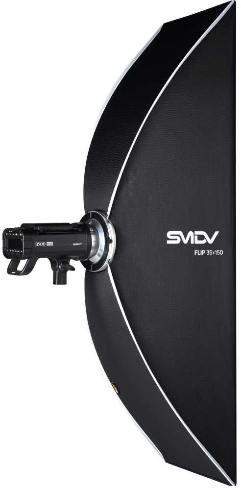 Apšvietimo įranga - SMDV Speedbox Flip 35x150 Softbox, siauras stačiakampis, atsparus oro sąlygoms