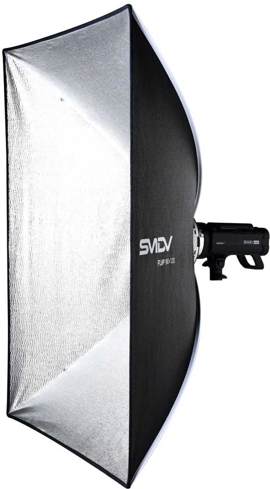 Apšvietimo įranga - SMDV Speedbox Flip 90x120 Softbox, stačiakampis, patvarus audinys