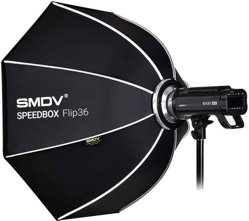 Apšvietimo įranga - SMDV Speedbox Flip36 aštuonkampis minkštas dėklas 90cm nailonas