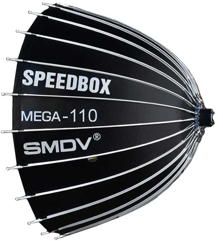 Apšvietimo įranga - SMDV Speedbox Mega 110 Deep Softbox Bowens Mount 110cm Baltas