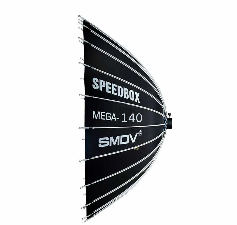 Apšvietimo įranga - SMDV Speedbox Mega 140 Softbox Bowens Mount 140cm Sidabrinis
