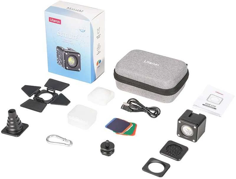 Apšvietimo įranga - ULANZI L2 Cute Lite 5500K LED Šviesa Atspari Vandeniui