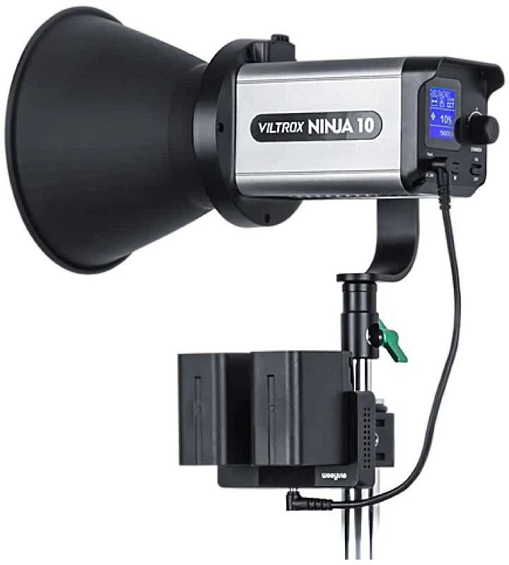 Apšvietimo įranga - Viltrox Ninja10 COB LED šviesa 5600K CRI 95