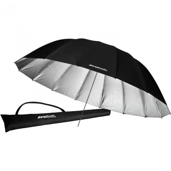 Apšvietimo Įranga - Westcott 7' Sidabrinė Difuzinė Parabolinė Softbox 220cm