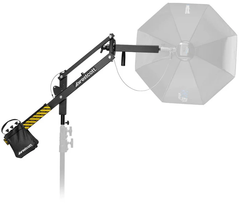Apšvietimo Įranga - Westcott Easy Boom 14" Išplėtimo Rankos, 360° Sukimosi, 6.8kg Talpa, Juoda