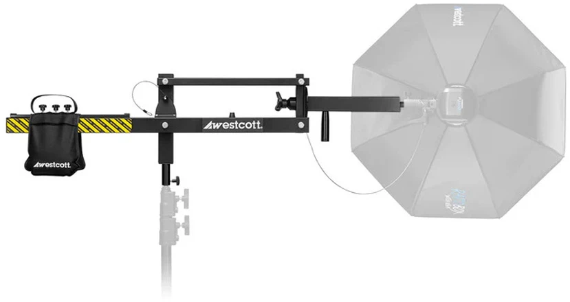 Apšvietimo Įranga - Westcott Easy Boom 14" Išplėtimo Rankos, 360° Sukimosi, 6.8kg Talpa, Juoda