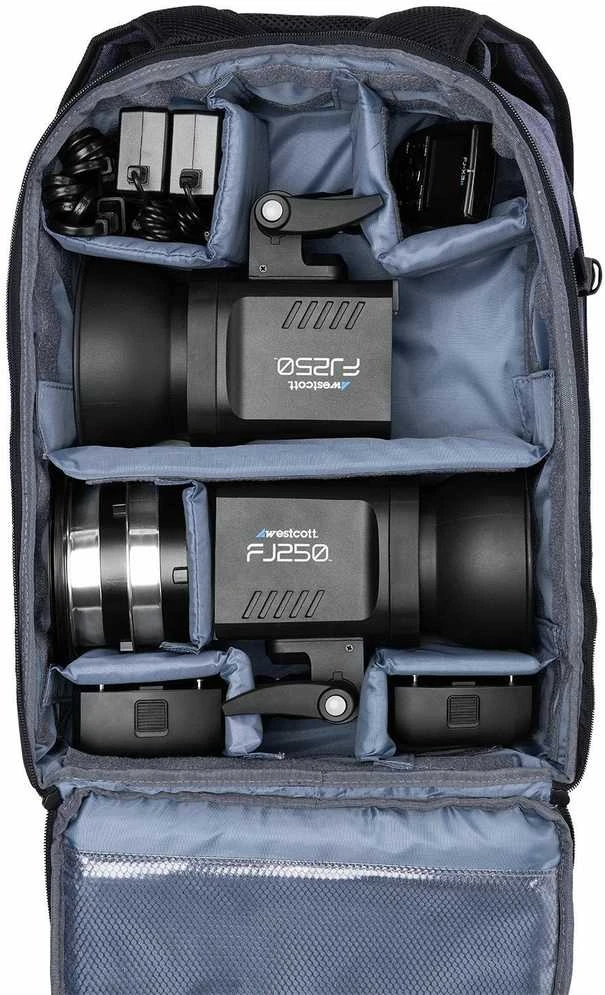 Comitso Apšvietimo Įranga - Westcott FJ250 250Ws Stroboskopinė Šviesa Su OLED Jutikliniu Ekranu Ir TTL - Juoda