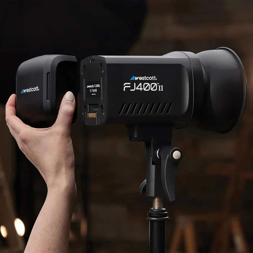 Apšvietimo įranga - Westcott FJ400 II Jutiklinis ekranas Strobe (400Ws, AC/DC Baterija)