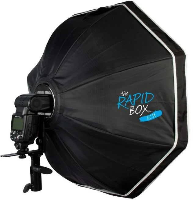 Apšvietimo įranga - Westcott Rapid Box Portable Portrait Speedlite Kit, 2 difuzoriai, softbox, octabox
