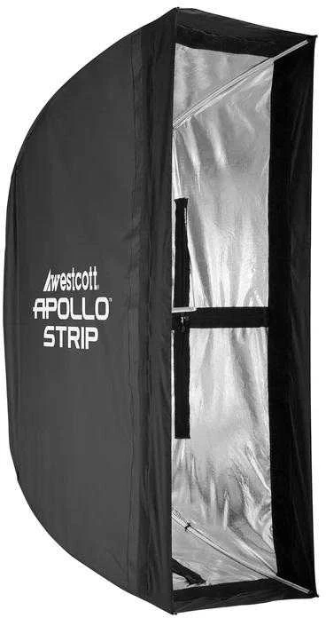 Apšvietimo įranga - Westcott Softbox Apollo Strip su tinkleliu