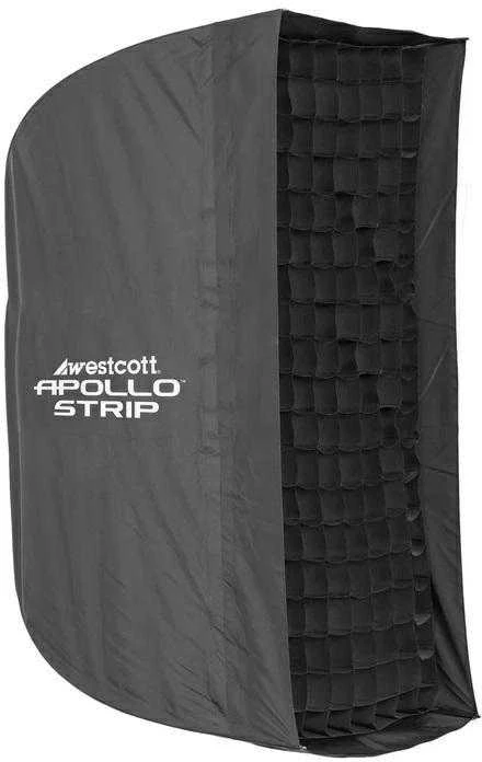 Apšvietimo įranga - Westcott Softbox Apollo Strip su tinkleliu