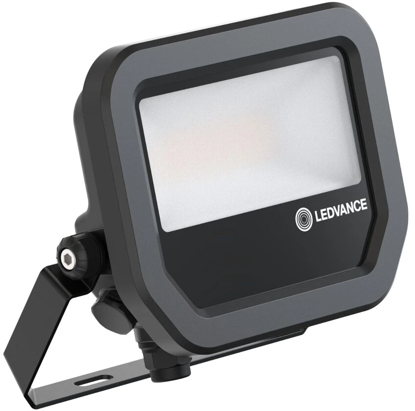 Ledvance 6-8W LED prožektorius FL 10 GEN4, juodas, 4000K, IP66