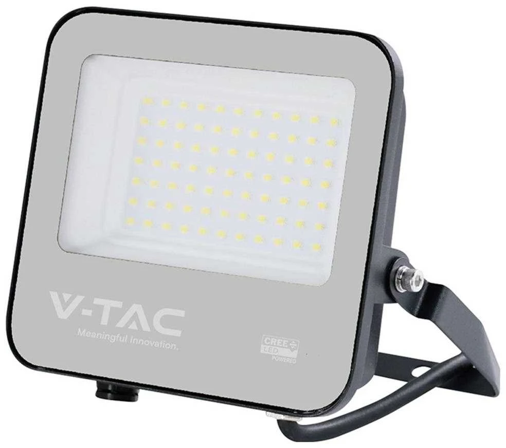 V-tac 50W LED prožektorius, juodas, 4000K, CREE LED chip