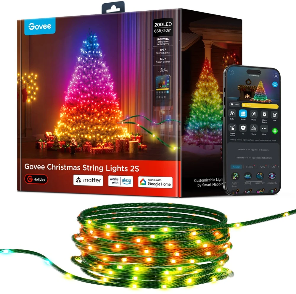 Govee H80C4C41 String Lights 2S 20m | Oświetlenie LED | RGBWIC