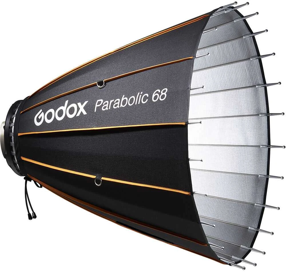 Apšvietimo modifikatorius - Godox Parabolic Reflector P68 Zoom Box Kit