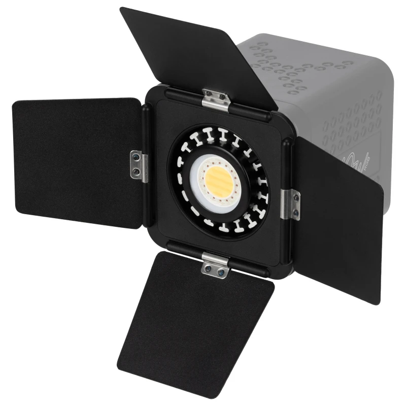 Apšvietimo Modifikatorius - Newell Tara 40 RGB LED Barn Doors + Fresnel Lęšių Rinkinys - Juodas