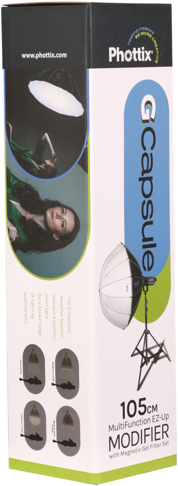 Apšvietimo modifikatorius - Phottix G-Capsule Softbox 105cm Bowens tvirtinimas