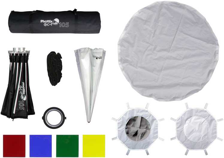 Apšvietimo modifikatorius - Phottix G-Capsule Softbox 105cm Bowens tvirtinimas