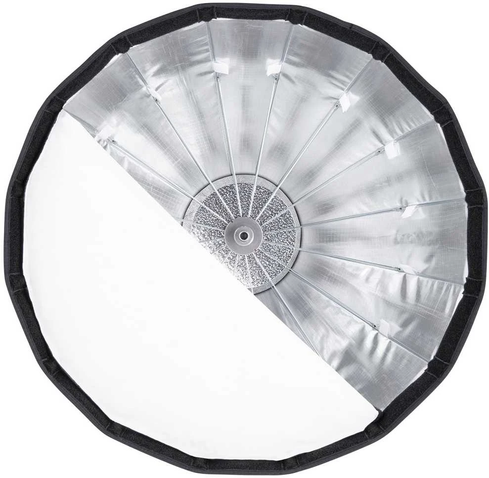 Apšvietimo modifikatorius - Westcott Beauty Dish Switch Collapsible Softbox Sidabrinis
