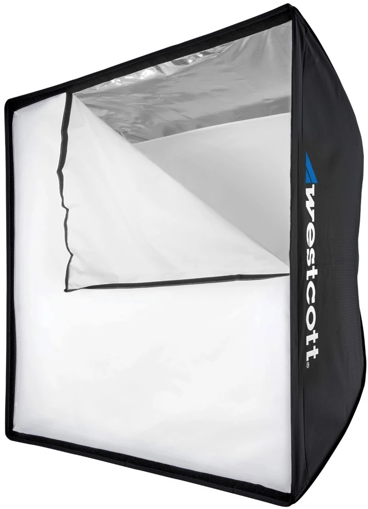 Apšvietimo Modifikatorius - Westcott Rapid Box Switch 3x3 Softbox, Patvarus Aliuminio Rėmas, Neutralus Difuzinis Audinys, Juodas