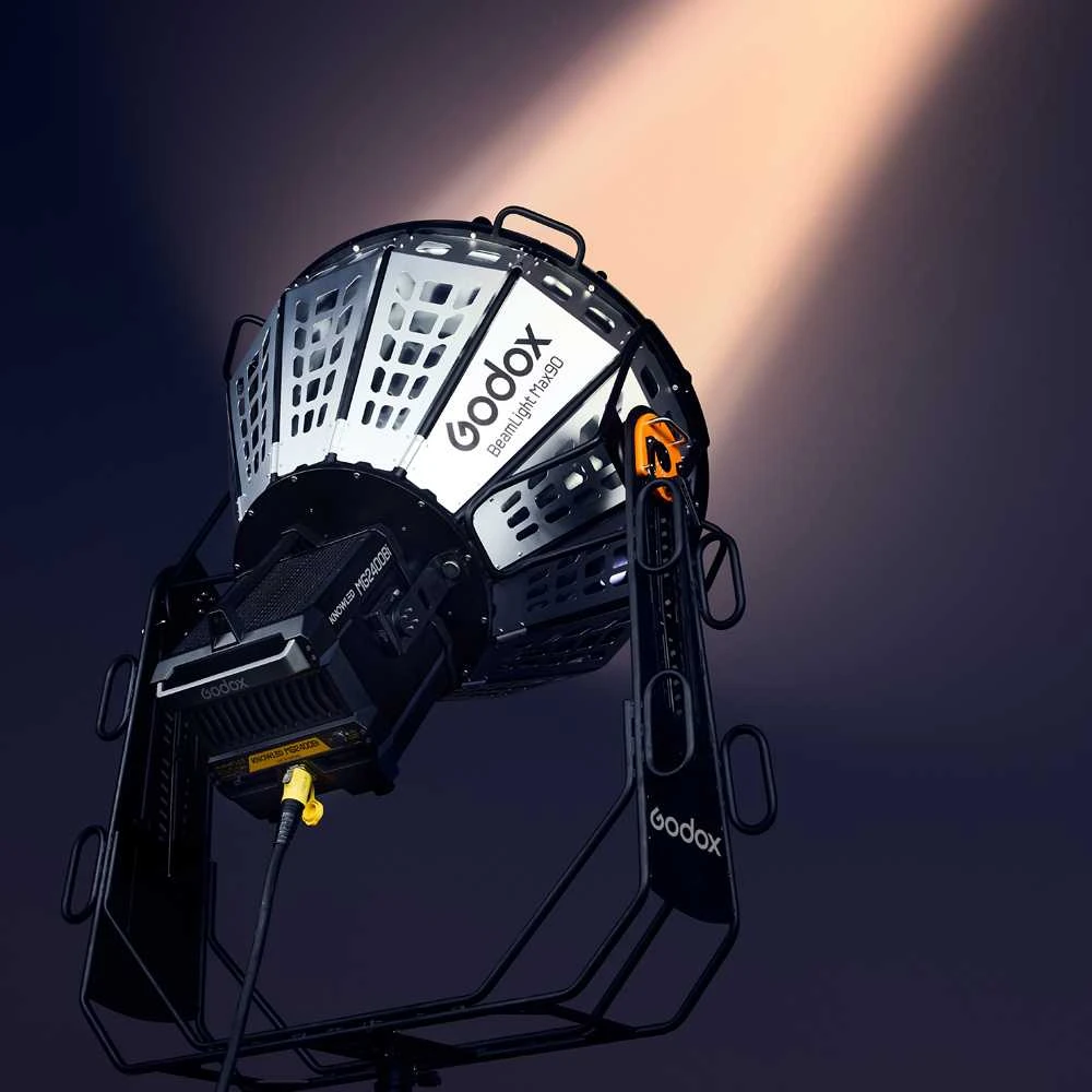 Apšvietimo priedas - Godox BeamLight Max90 5° spindulio kampas lanksčios laikiklis