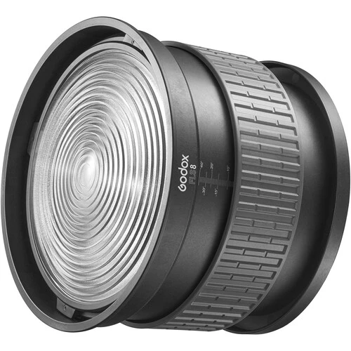 Apšvietimo priedas - Godox Fresnel objektyvas (Bowen's mount, 8 colių, 10º-40º spindulio kampas)