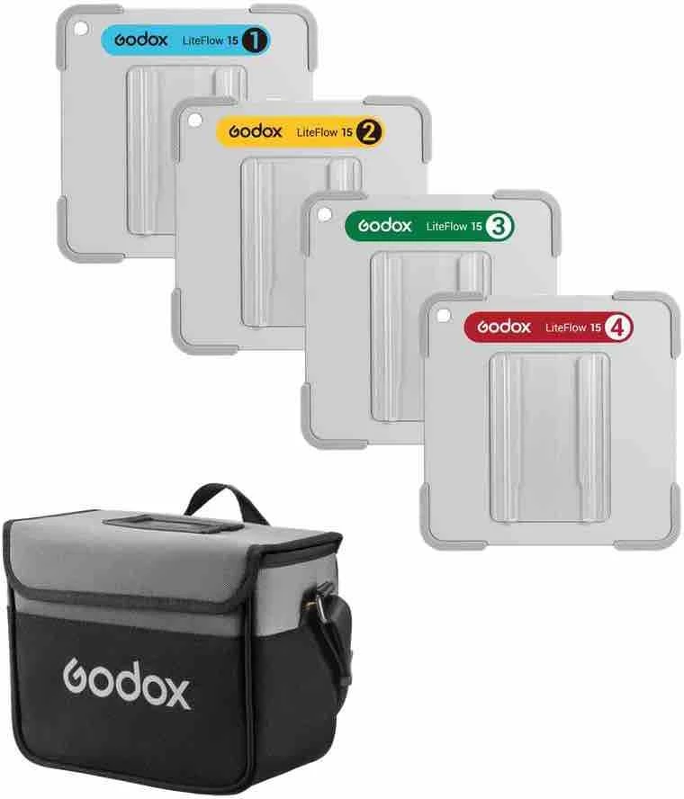 Apšvietimo priedas - Godox LiteFlow Reflector Kit 15cm 4 Panels